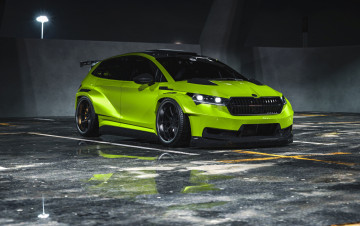 Картинка автомобили 3д skoda enyaq r5 rally version