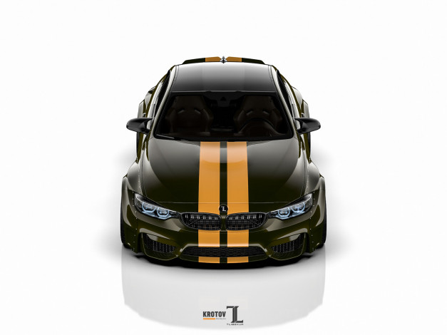 Обои картинки фото автомобили, 3д, bmw, m4, widebody, kit, stance, tuning