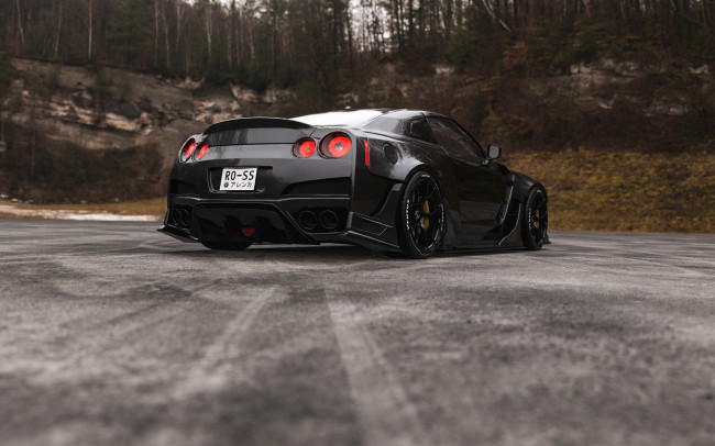 Обои картинки фото автомобили, 3д, nissan, gt-r, rp-m, r35, japan, car, legend, japanese, godzilla, edition