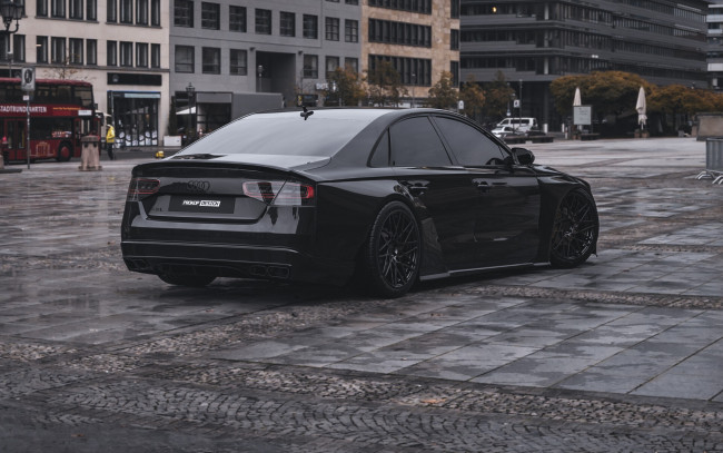Обои картинки фото автомобили, 3д, audi, a8, d4, widebody, goliash, rotiform, wheels