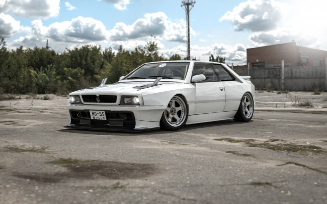 Обои картинки фото автомобили, 3д, maserati, ghibli, widebody, 1997