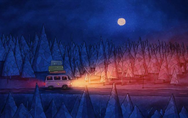 Обои картинки фото рисованное, vladstudio