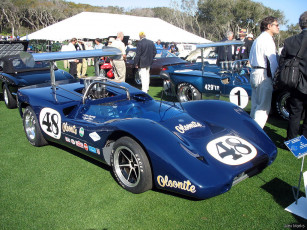 Картинка mclaren m6b автомобили выставки уличные фото