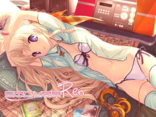 Обои картинки фото аниме, canvas