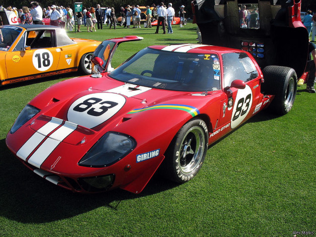 Обои картинки фото ford, gt40, автомобили