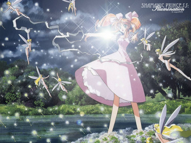 Обои картинки фото аниме, shamanic, princess