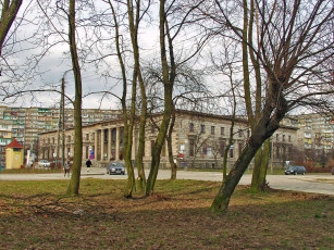 Картинка города здания дома