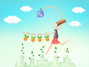 обоя векторная, графика