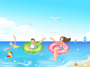 обоя векторная, графика