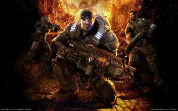 Картинка gears of war видео игры