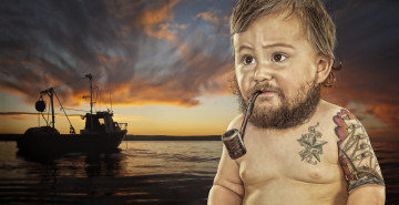 Картинка юмор приколы облака тату море