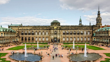 Картинка города дрезден германия zwinger palace