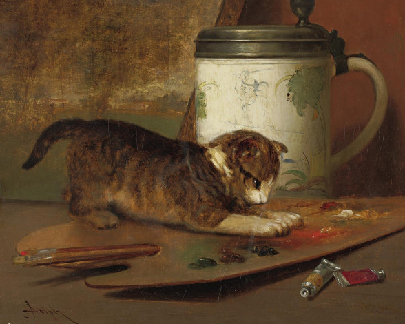 Обои картинки фото рисованные, john, henry, dolph