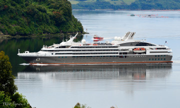 Картинка корабли лайнеры берег вода круиз