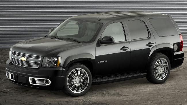 Обои картинки фото chevrolet, tahoe, автомобили, gm, division, сша