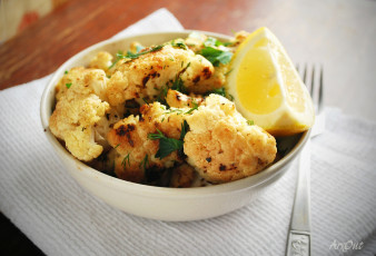 Картинка еда вторые+блюда цветная капуста лимон