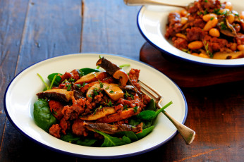 Картинка еда грибы +грибные+блюда зелень гарнир второе блюдо