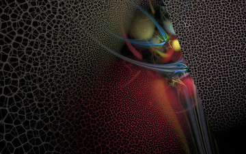 Картинка 3д+графика fractal+ фракталы цвета фон узор