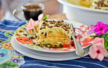 Картинка еда пирожные +кексы +печенье пирожное цветы