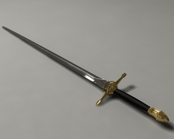 Обои картинки фото оружие, 3d, меч