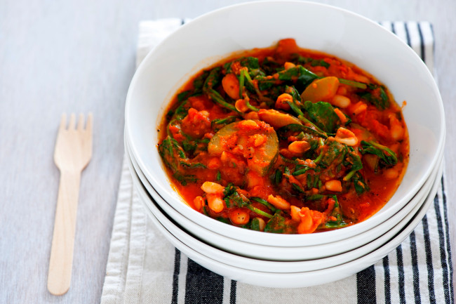 Обои картинки фото еда, вторые блюда, зелень