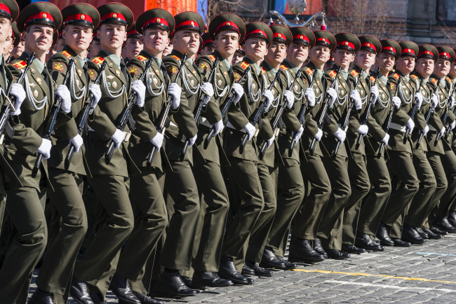 Обои картинки фото оружие, армия, спецназ, парад