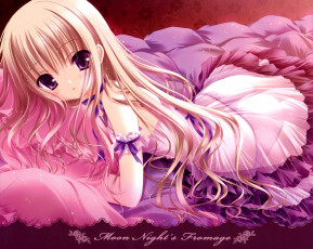 Картинка аниме tinkle+ artbook tsukiyo no fromage платье девушка meari tinkle