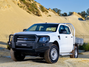 Картинка автомобили ford 2014г chassis светлый ranger double cab za-spec