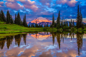 Картинка природа реки озера река лес горы