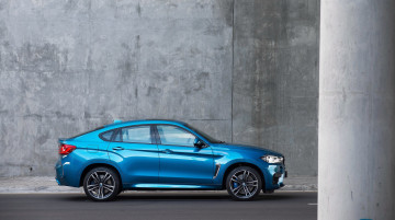 обоя автомобили, bmw, синий, 2015г, f16, za-spec, x6, m