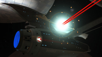 Картинка видео+игры -+star+trek+constellation вселенная полет космический корабль