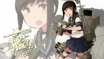 Картинка аниме kantai+collection kantai collection fubuki kancolle shibafu арт девушка