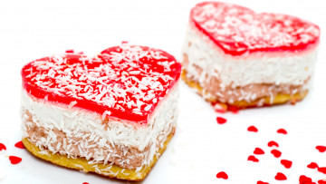 Картинка еда пироги сердечки