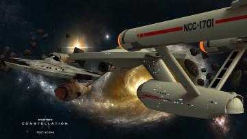 Картинка видео+игры -+star+trek+constellation галактика вселенная полет космический корабль