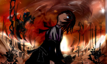 Картинка аниме touhou alice margatroid fate stay night арт misako девушка