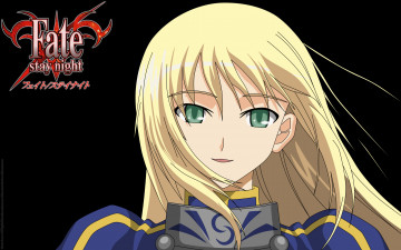 Картинка аниме fate stay+night лицо девушка saber stay night блондинка взгляд портрет
