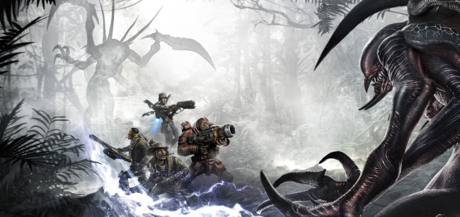 Обои картинки фото видео игры, evolve, кооператив, игра, action, шутер
