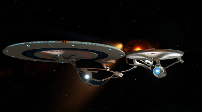 Обои картинки фото star trek constellation, видео игры, - star trek constellation, полет, космический, корабль, вселенная