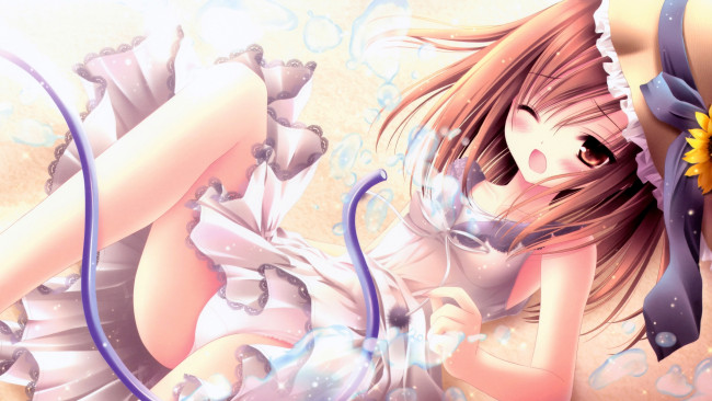 Обои картинки фото аниме, tinkle , artbook, арт, девушка, tinkle, взгляд