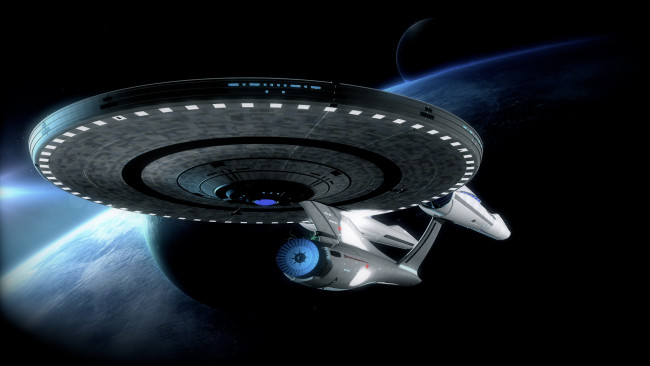 Обои картинки фото star trek constellation, видео игры, - star trek constellation, вселенная, полет, космический, корабль, планета