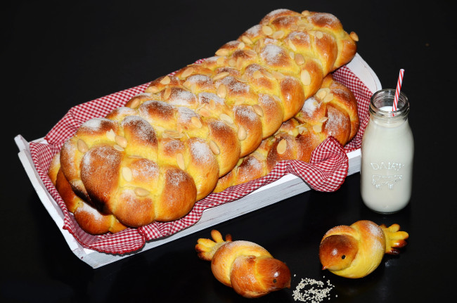 Обои картинки фото еда, хлеб,  выпечка, пирог