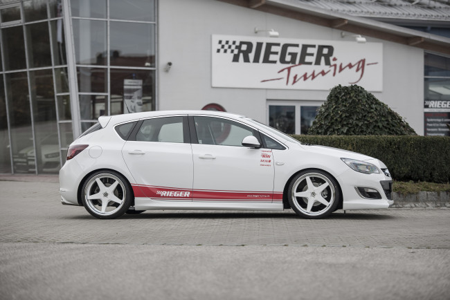 Обои картинки фото автомобили, opel, j, 5-door, astra, rieger, 2014г