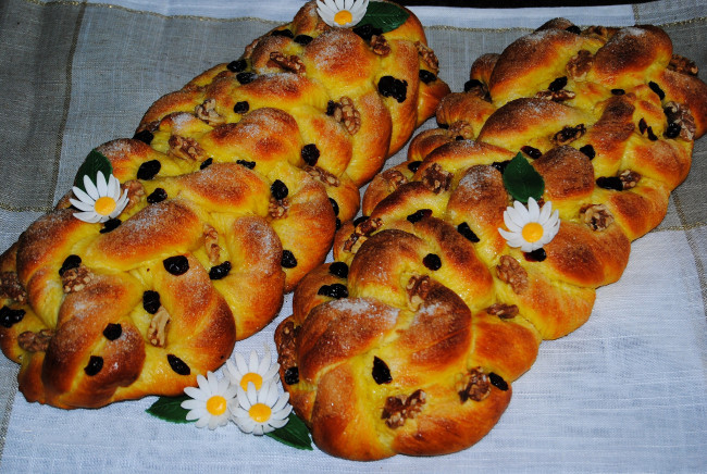 Обои картинки фото еда, хлеб,  выпечка, пирог