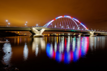 Картинка города -+мосты мост река