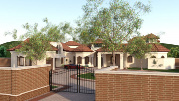 Картинка 3д+графика архитектура+ architecture дом