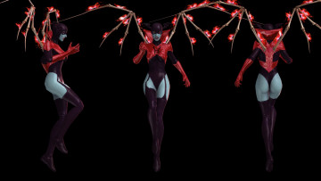 Картинка 3д+графика существа+ creatures взгляд фон демоны девушки