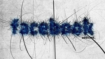 обоя компьютеры, facebook, логотип, фон