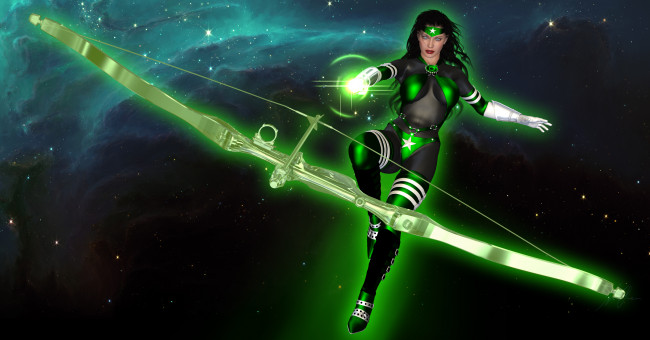 Обои картинки фото 3д графика, фантазия , fantasy, взгляд, фон, девушка