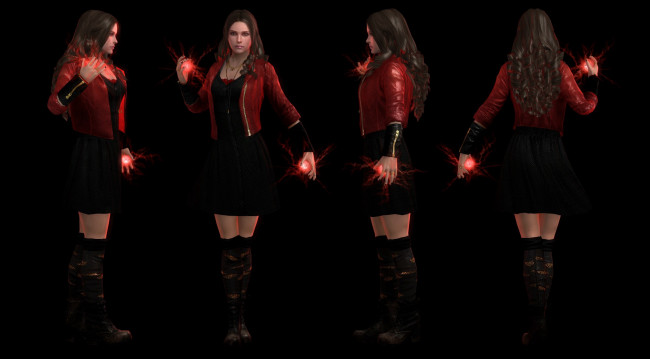 Обои картинки фото 3д графика, фантазия , fantasy, магия, фон, взгляд, девушки