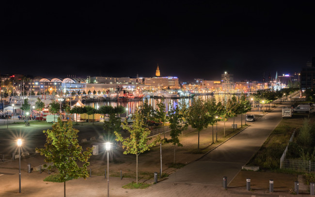 Обои картинки фото kiel, города, киев , украина, огни, ночь